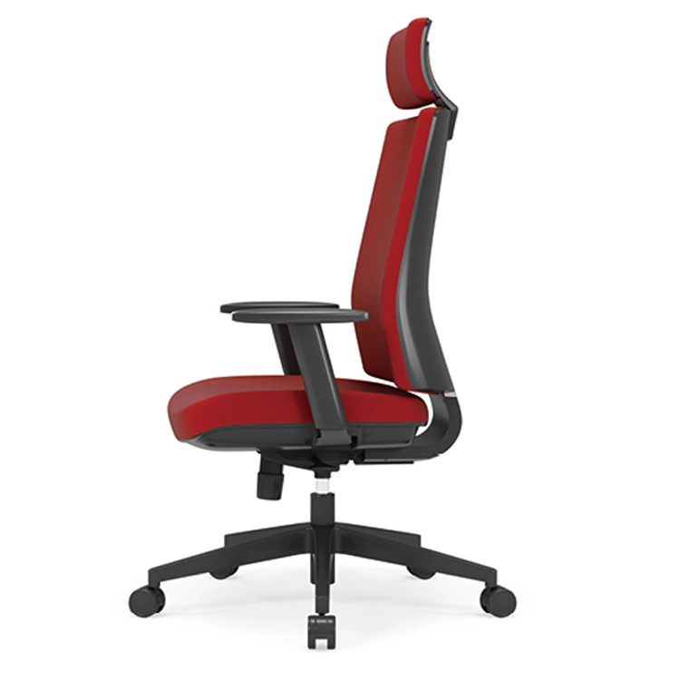 Office Furniture Luxury Red Seating Sliding Computer Executive Office Chair with Arm