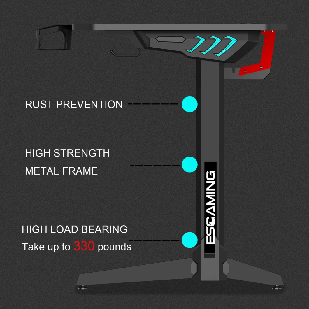 High Quality Laptop Stand Foldable Aluminium Office Use Computer Gaming Computer Desk