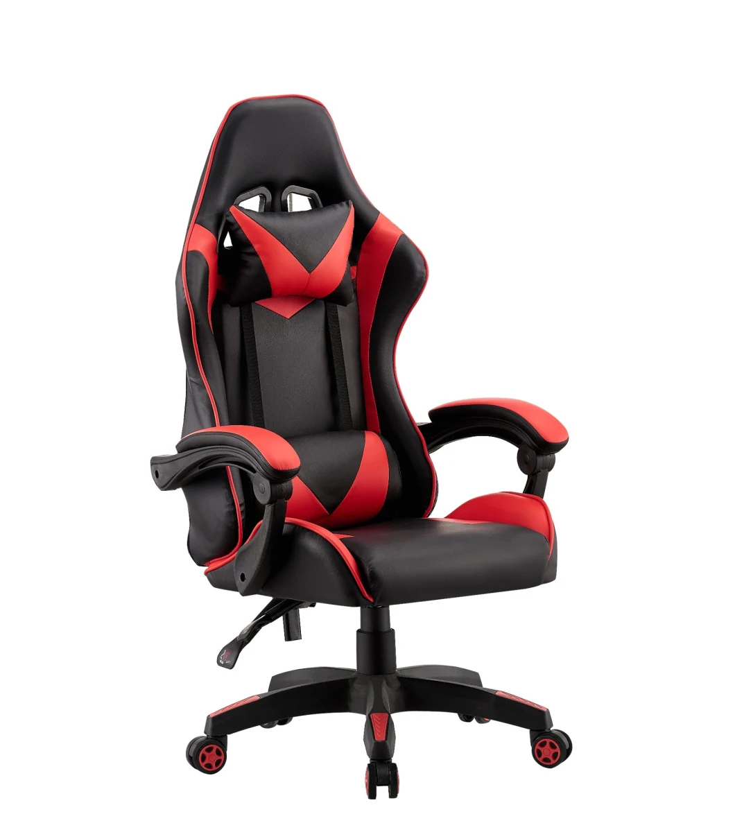 Ergonomic Gamer PU Leather Computer Recliner Racing Gaming Chair with Footrest