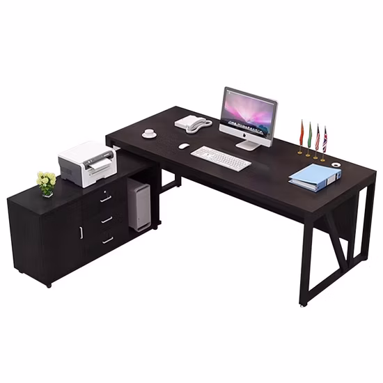 Workstation da tavolo da gioco con base per PC a forma di K per ufficio domestico